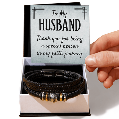 Being Special - Mens Leather Bracelet